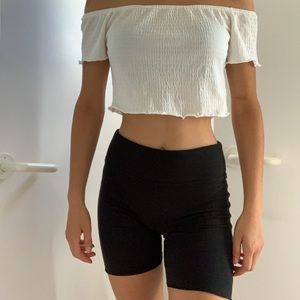 Forever 21 white off the shoulder shirt